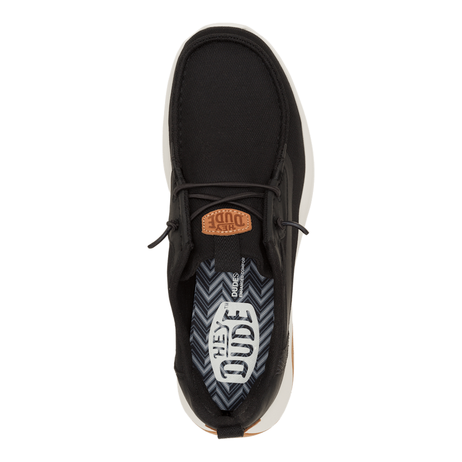 Black / White Wally Drift Mesh - Top - HEYDUDE