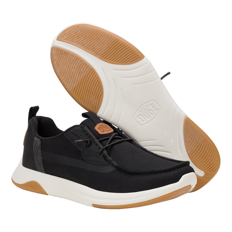 Black / White Wally Drift Mesh - Bottom - HEYDUDE
