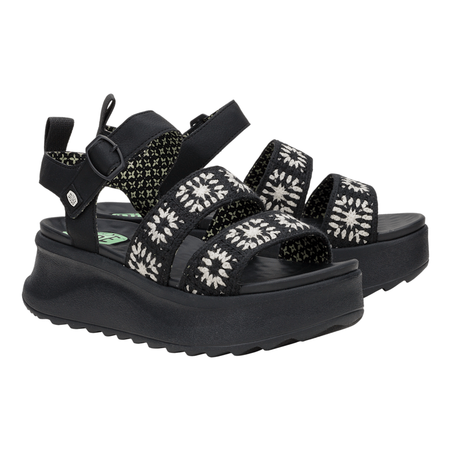 Couleur Delray Buckle Cottage Crochet - Paire - HEYDUDE