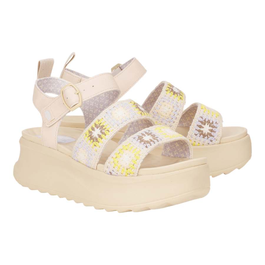 Couleur Delray Buckle Cottage Crochet - Paire - HEYDUDE