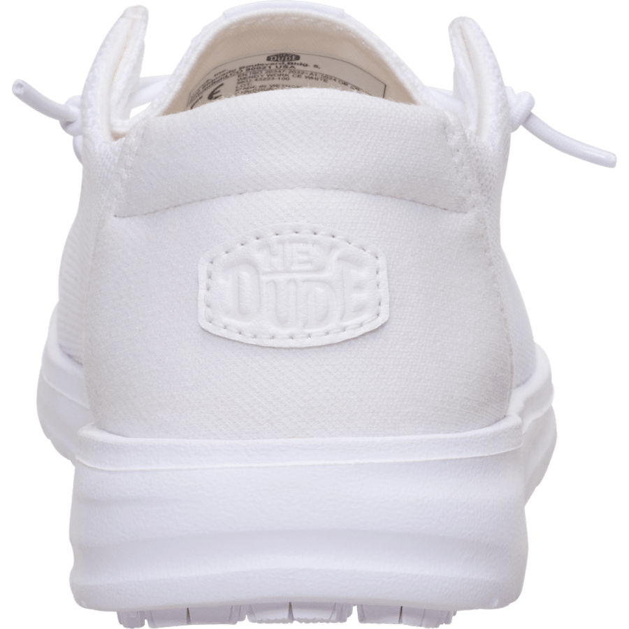 White Wendy Work CE - Back - HEYDUDE