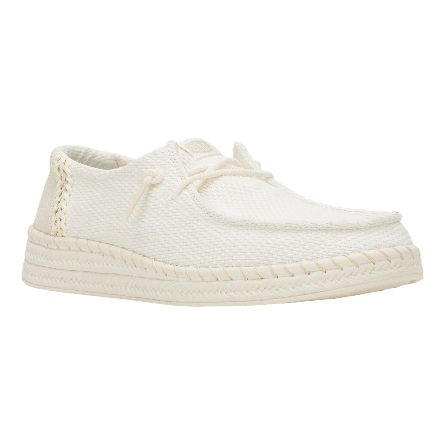 Colour Wendy Espadrille Woven - Angle - HEYDUDE