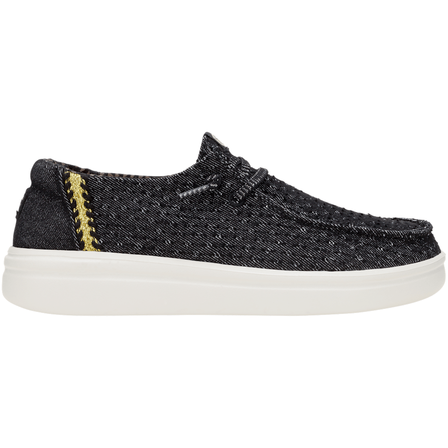 Colour Wendy Rise Perf Canvas - Side - HEYDUDE