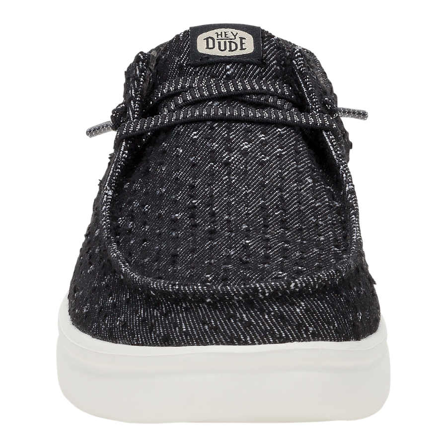 Colour Wendy Rise Perf Canvas - Front - HEYDUDE