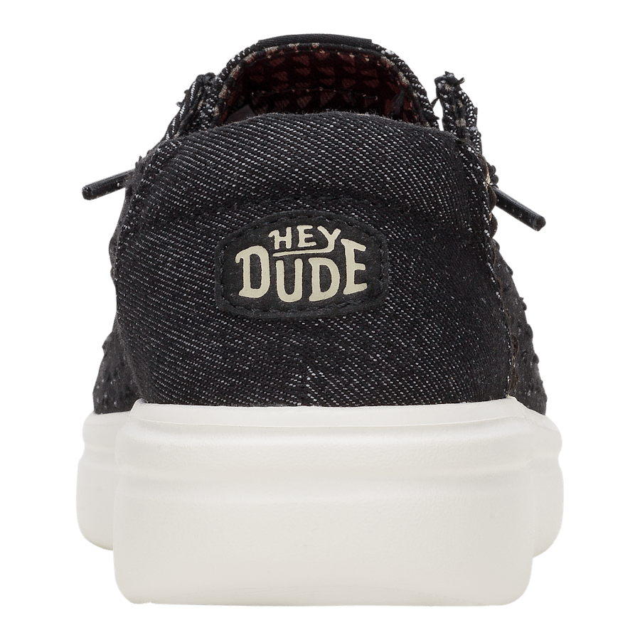 Colour Wendy Rise Perf Canvas - Back - HEYDUDE