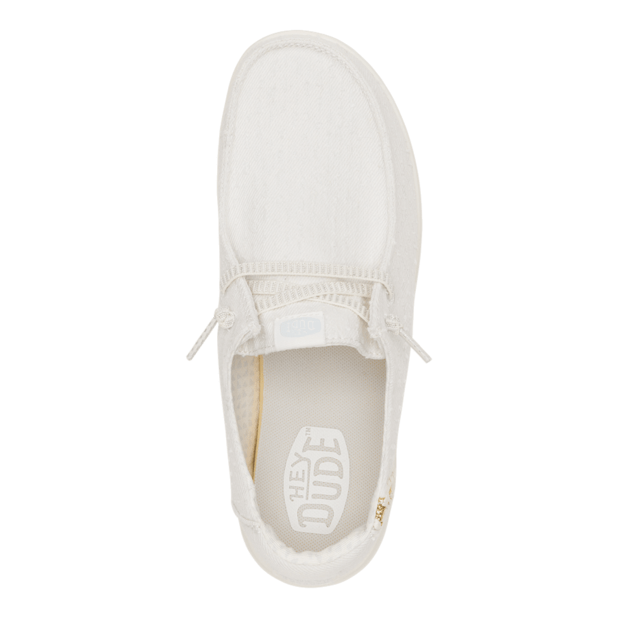 Colour Wendy Rise Perf Canvas - Top - HEYDUDE