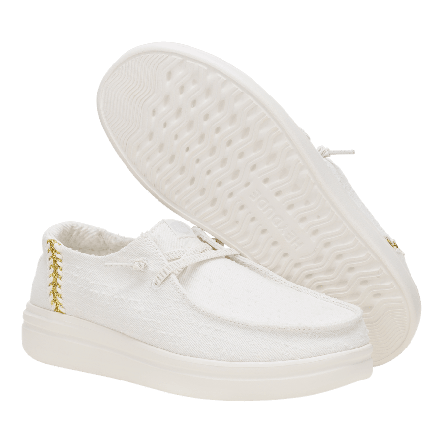 Colour Wendy Rise Perf Canvas - Bottom - HEYDUDE