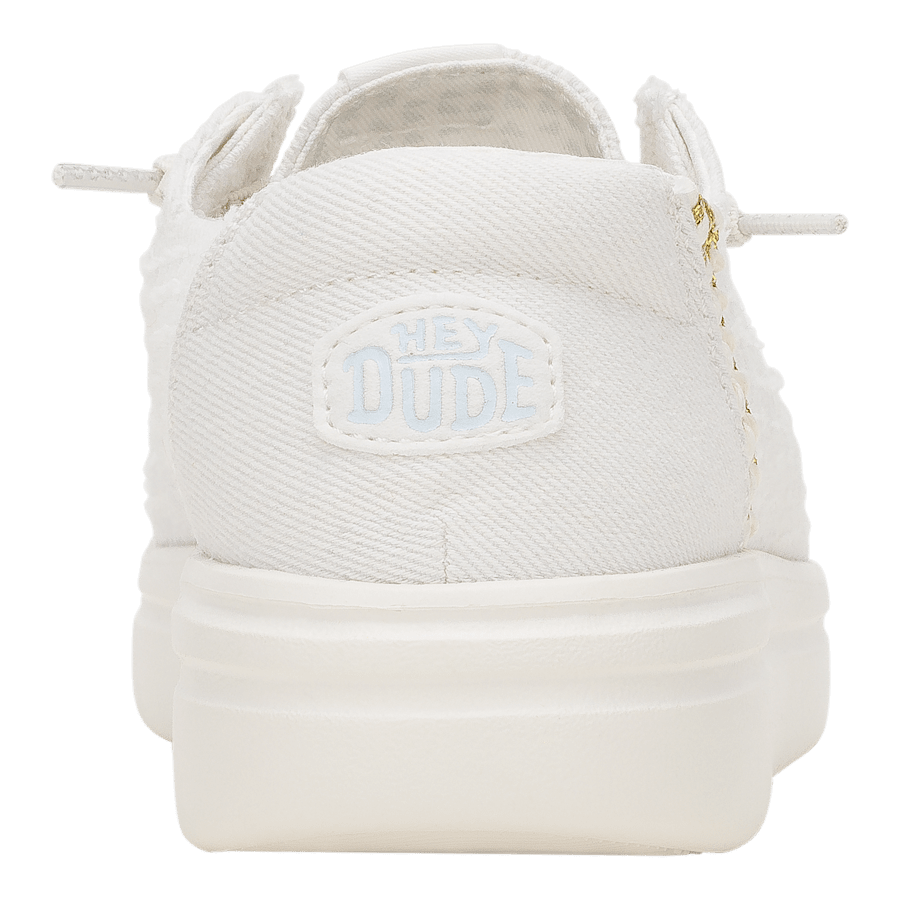 Colour Wendy Rise Perf Canvas - Back - HEYDUDE