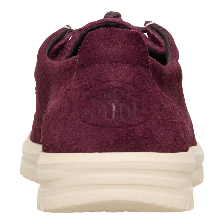 Fig Purple/Wood Ash Wally NXT Moc - Back - HEYDUDE