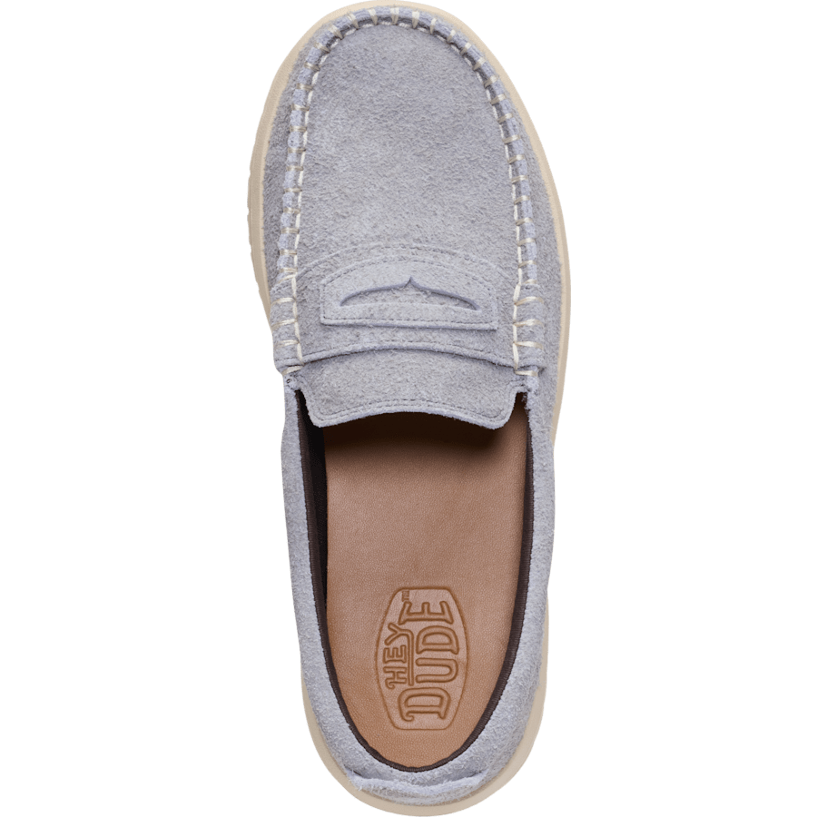 Flannel Grey/Wood Ash Wally NXT Loafer - Bovenkant - HEYDUDE