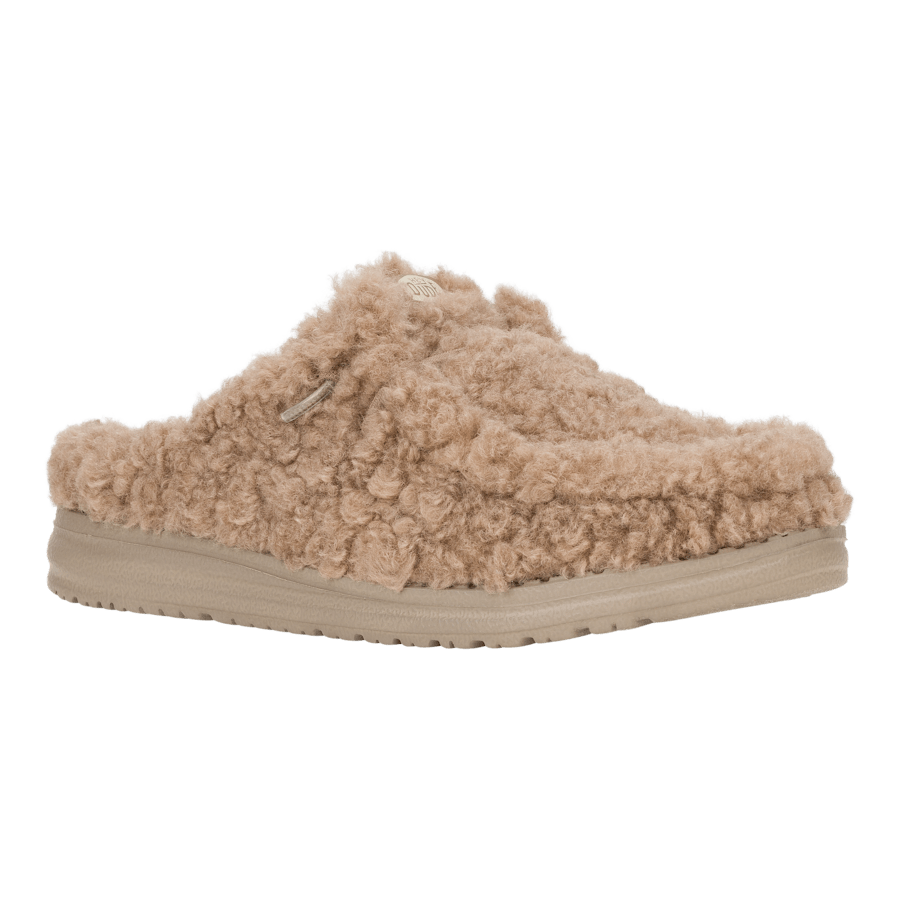Timber Wolf Wendy Slipper - Angle - HEYDUDE