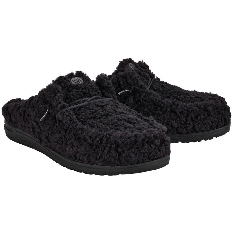 Black / Black Wally Slipper - Paar - HEYDUDE