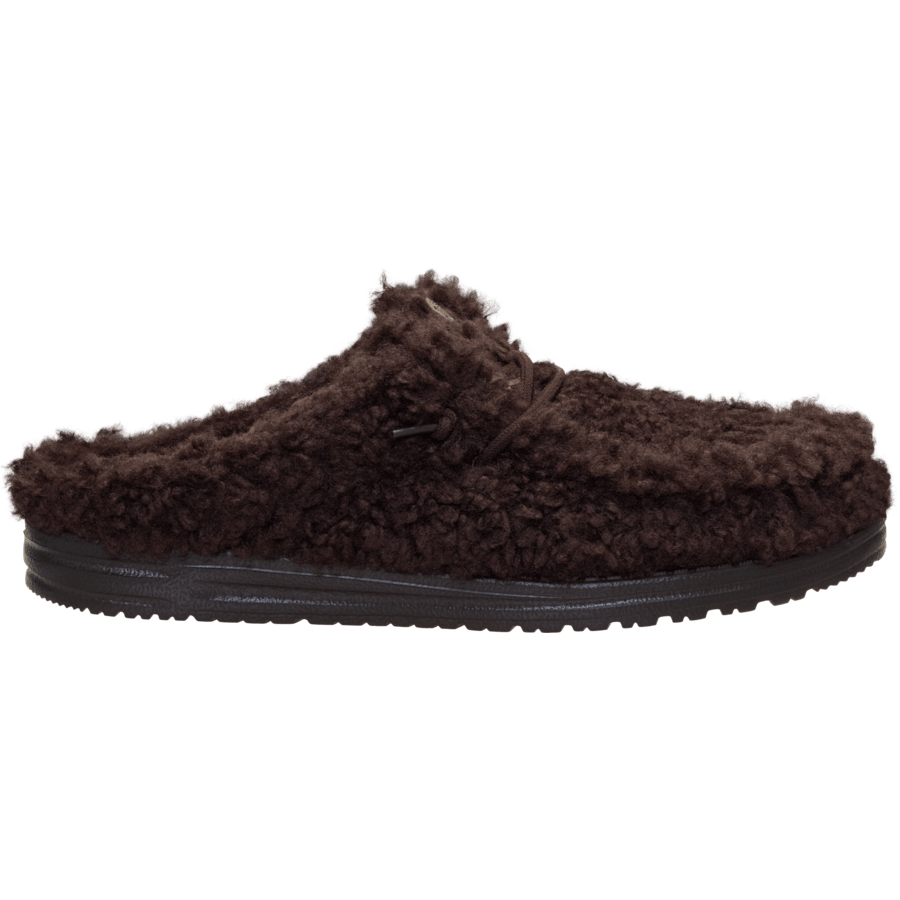 Mole Brown Wally Slipper - Side - HEYDUDE