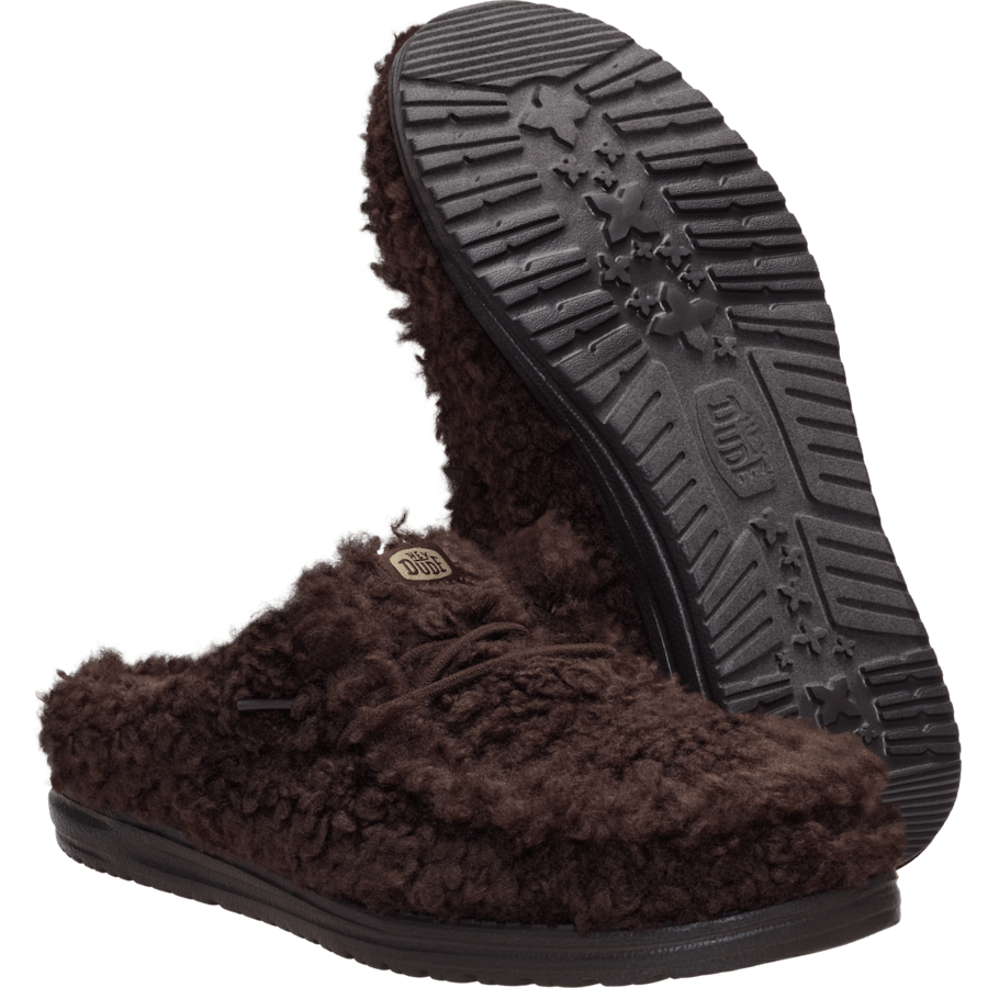 Mole Brown Wally Slipper - Bottom - HEYDUDE