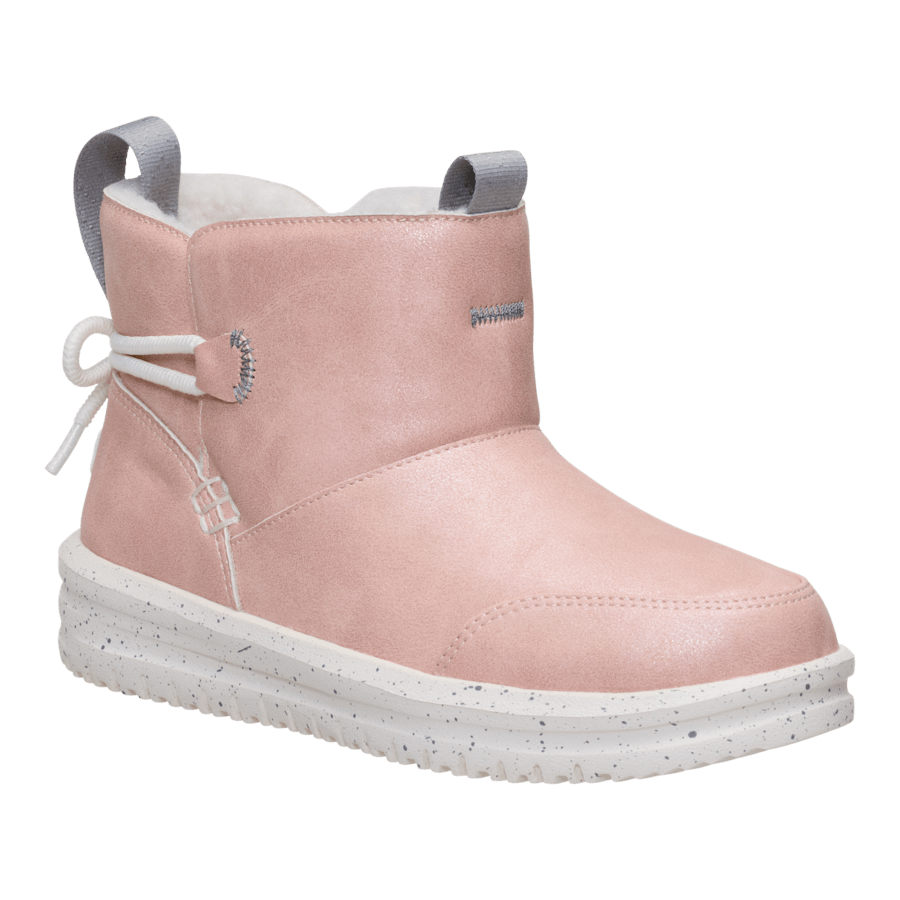 Colour Camden Bow Boot Youth Cozy - Angle - HEYDUDE