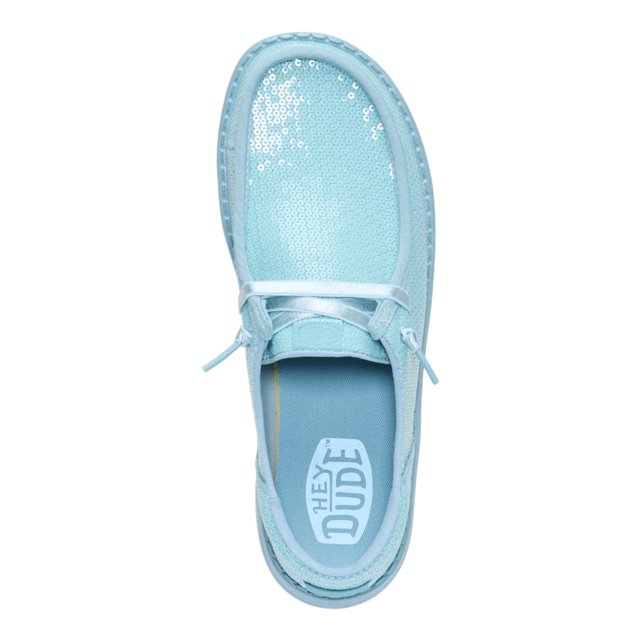 Tourmaline Blue Wendy Funk Mono Sequin - Top - HEYDUDE