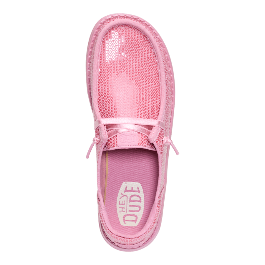 Foxglove Pink Wendy Funk Mono Sequin - Top - HEYDUDE