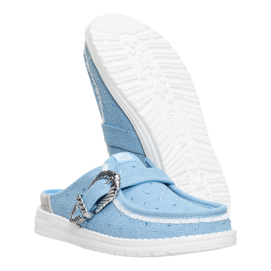 Colour Wendy Slip Buckle Denim - Bottom - HEYDUDE