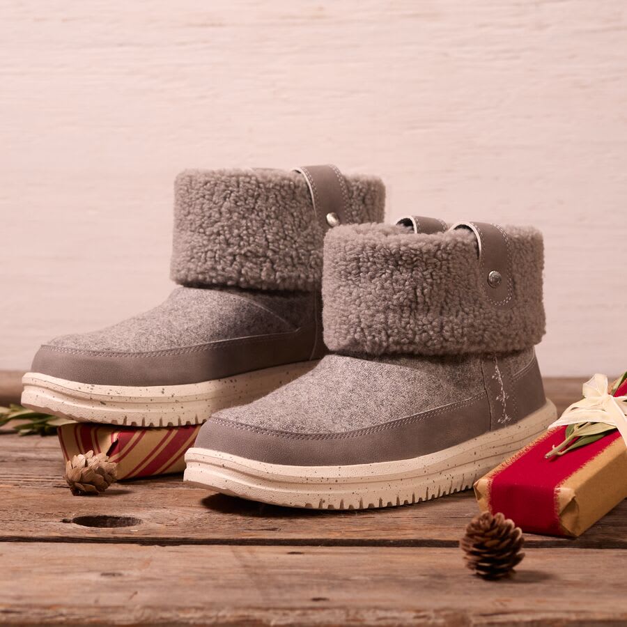 Grey Camden Cuff Wool Cozy - mode de vie - HEYDUDE
