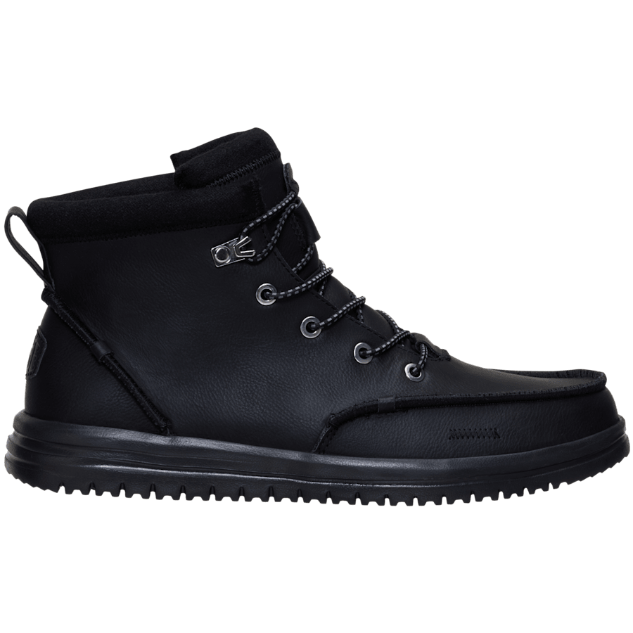 Black / Black Bradley Classic Tumbled - Side - HEYDUDE