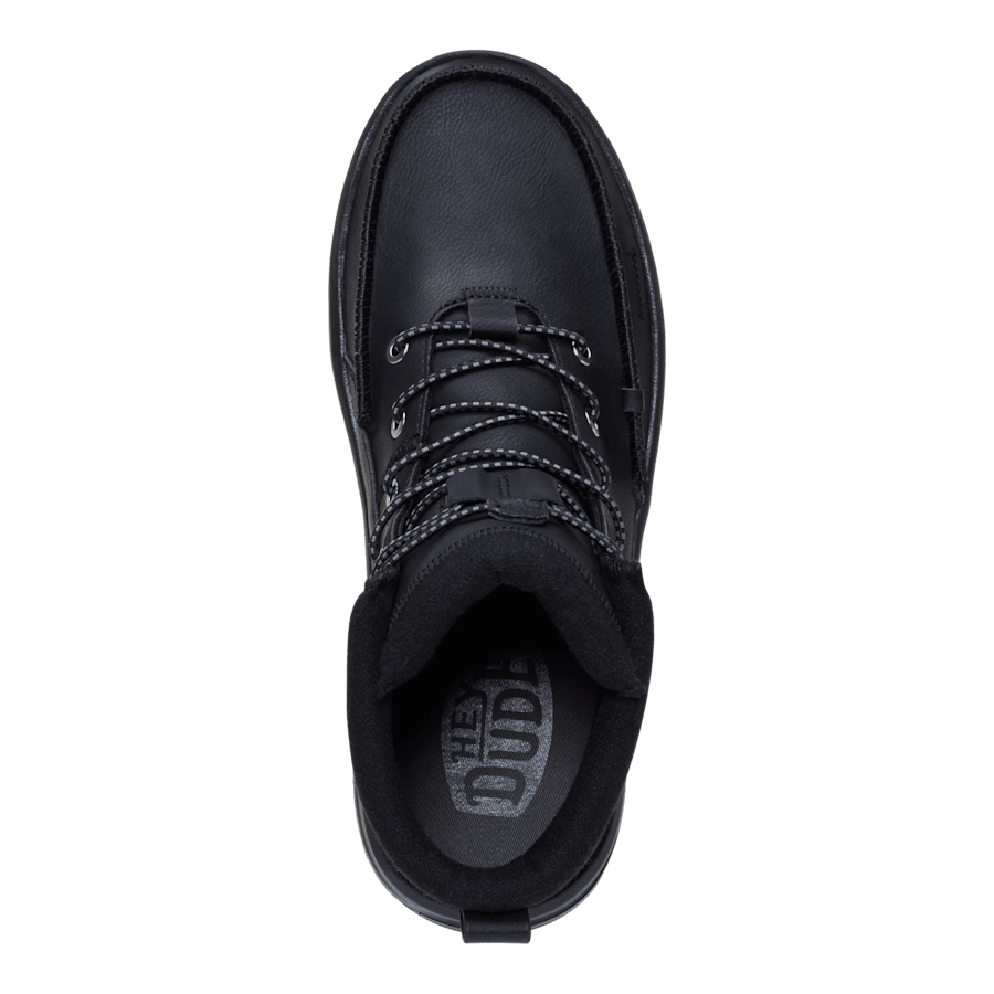 Black / Black Bradley Classic Tumbled - Top - HEYDUDE