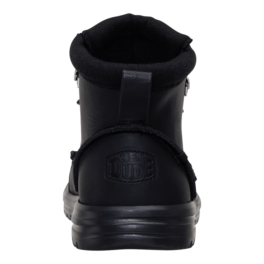 Black / Black Bradley Classic Tumbled - Back - HEYDUDE