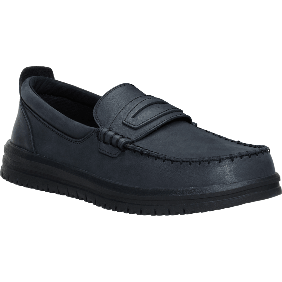 Colour Wally NXT Loafer Leather - Angle - HEYDUDE