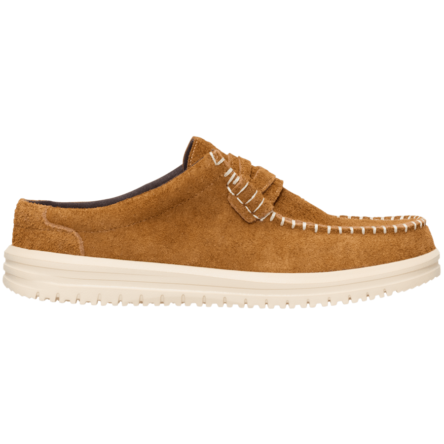 Spice Brown/Wood Ash Wally NXT Mule - Side - HEYDUDE