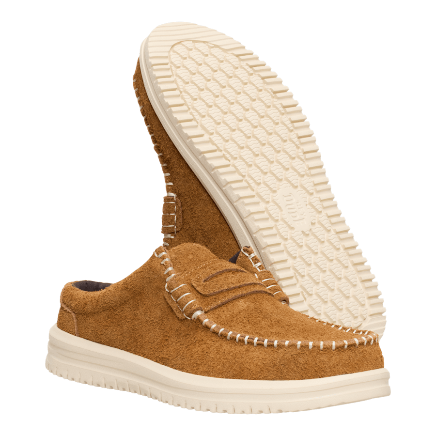 Spice Brown/Wood Ash Wally NXT Mule - Bottom - HEYDUDE