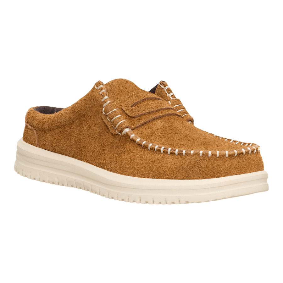 Spice Brown/Wood Ash Wally NXT Mule - Angle - HEYDUDE