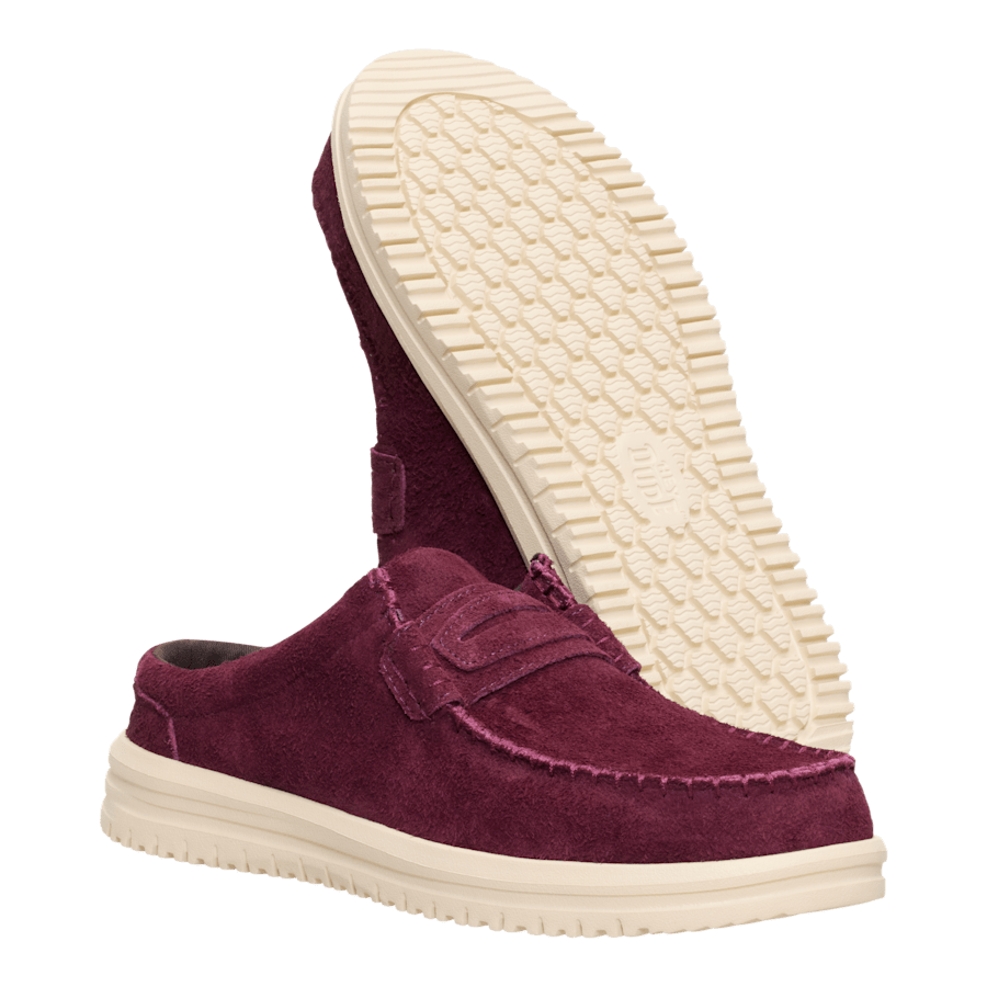 Fig Purple Wally NXT Mule - Bottom - HEYDUDE