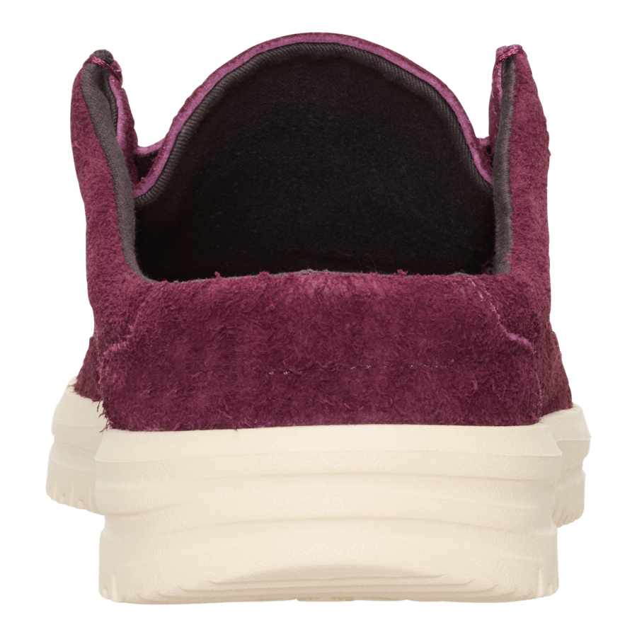 Fig Purple Wally NXT Mule - Back - HEYDUDE