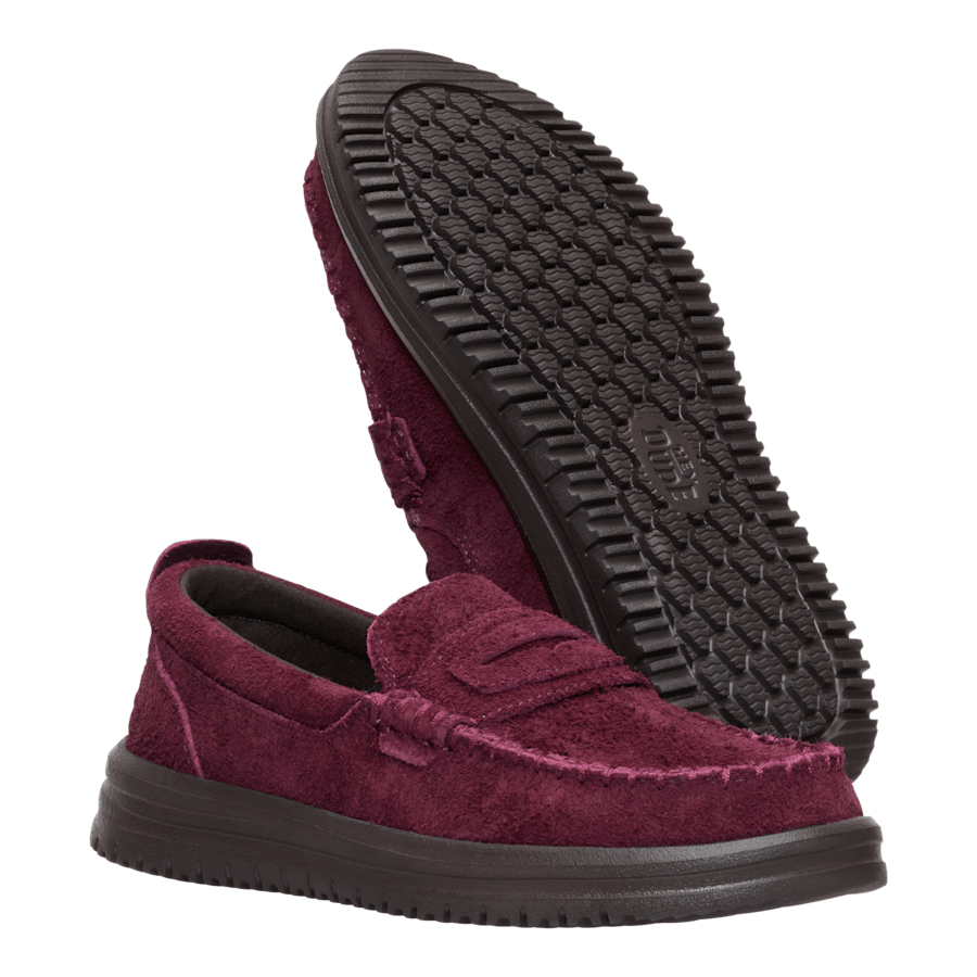 Fig Purple/Mole Brown Wendy NXT Loafer - Bottom - HEYDUDE