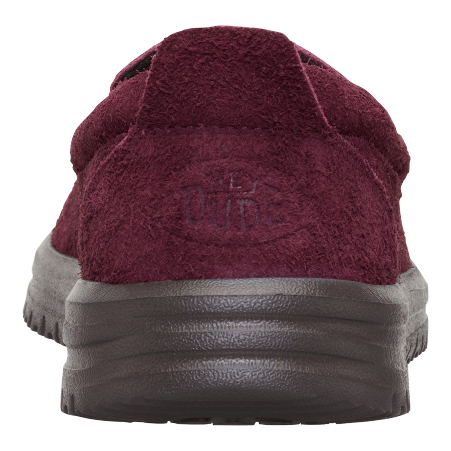 Fig Purple/Mole Brown Wendy NXT Loafer - Back - HEYDUDE