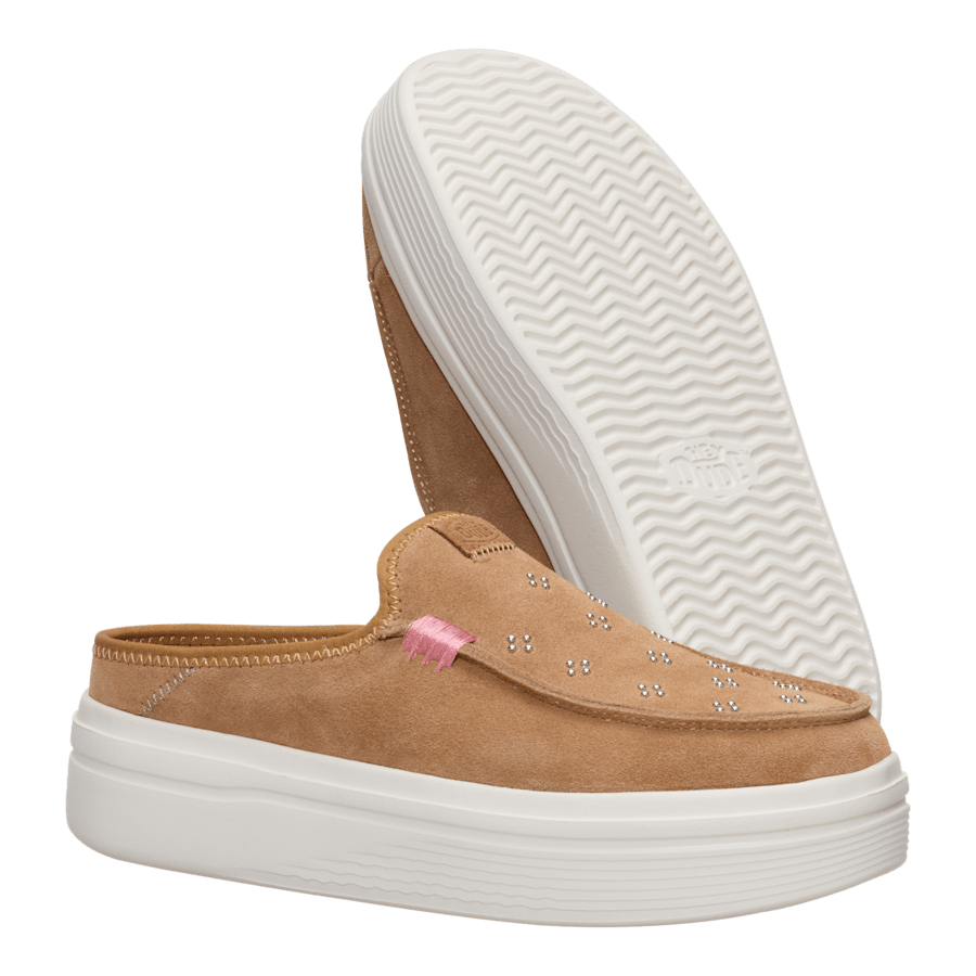 Colour Austin Lift Suede Stud - Bottom - HEYDUDE