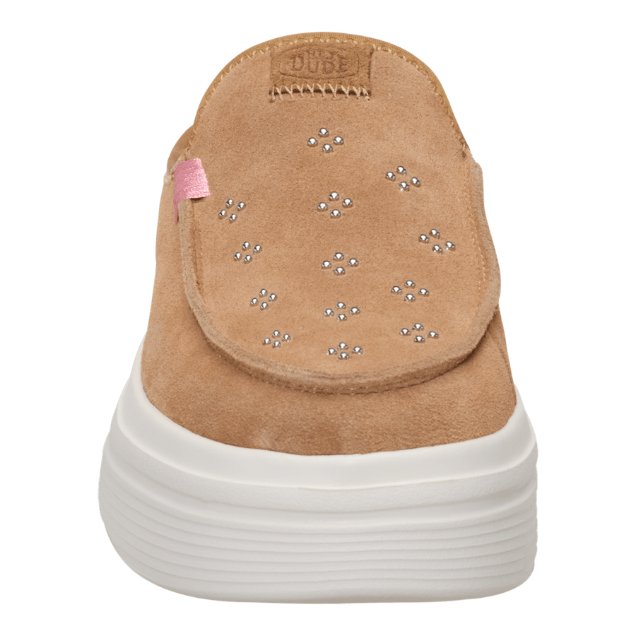 Colour Austin Lift Suede Stud - Front - HEYDUDE