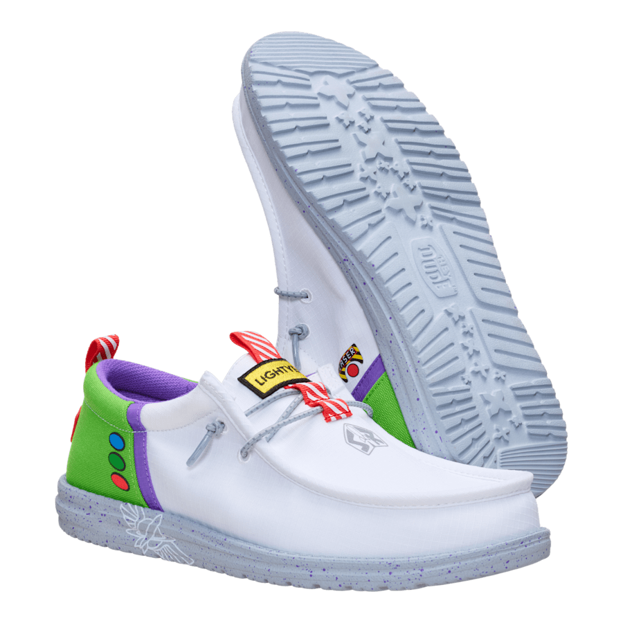 White Grey Wally Funk x Disney Buzz Lightyear - Bottom - HEYDUDE