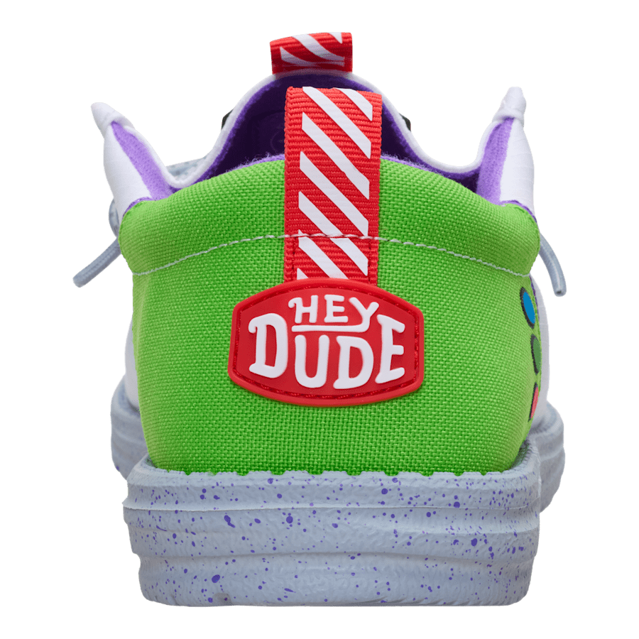 White Grey Wally Funk x Disney Buzz Lightyear - Back - HEYDUDE