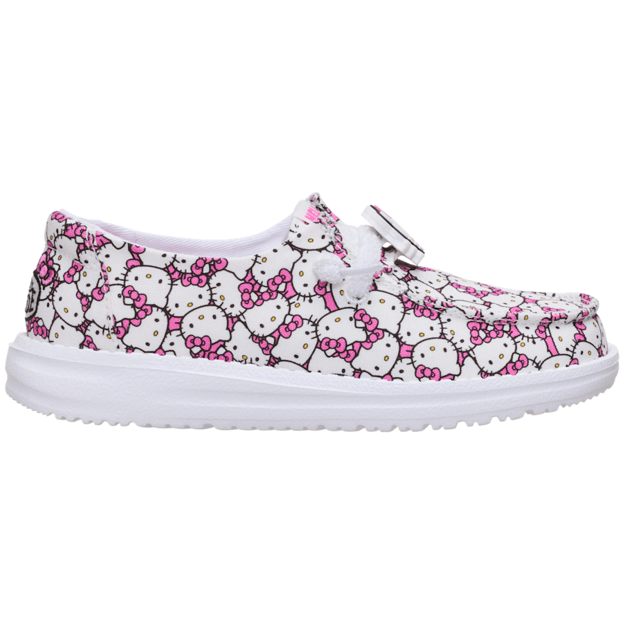 White Pink Wendy Youth x Hello Kitty Takeover - Côté - HEYDUDE