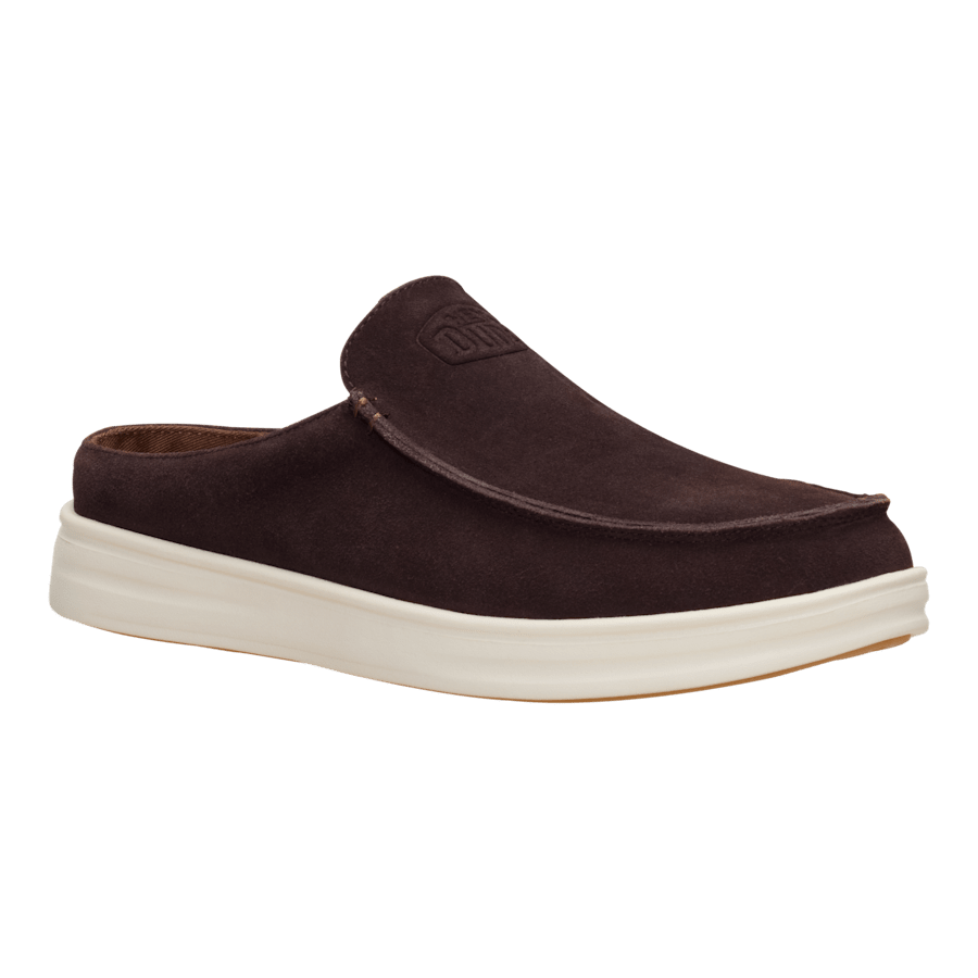 Colour Paul Pro Mule Suede - Angle - HEYDUDE
