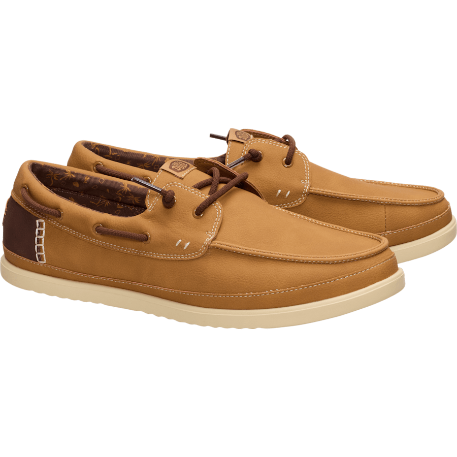 Bone Brown / Multi Harbor Lo Classic - Pair - HEYDUDE