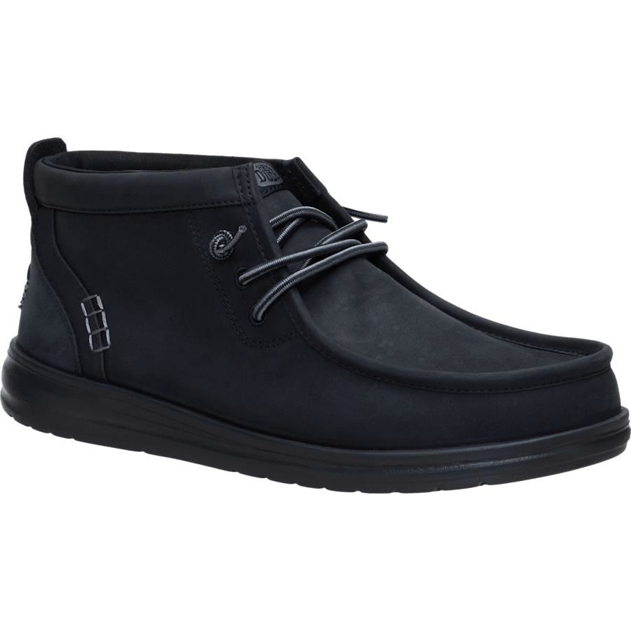 Couleur Wally Mid GripR Leather - Angle - HEYDUDE