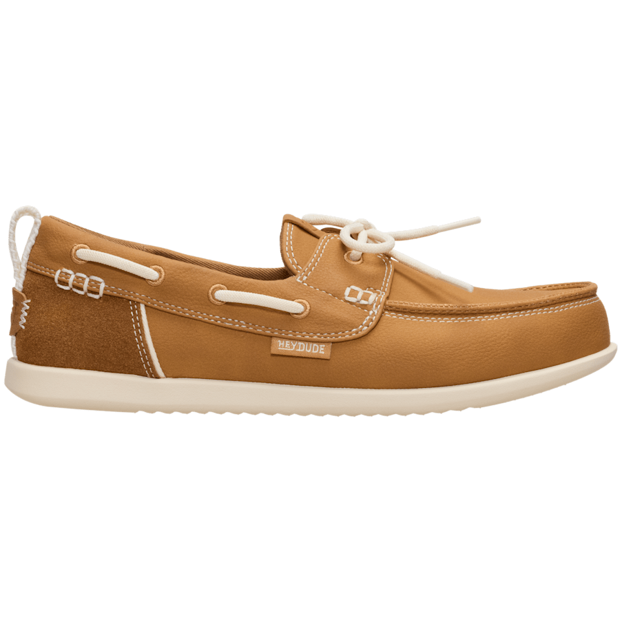 Bone Brown Harbor Breeze Lo Classic - Side - HEYDUDE