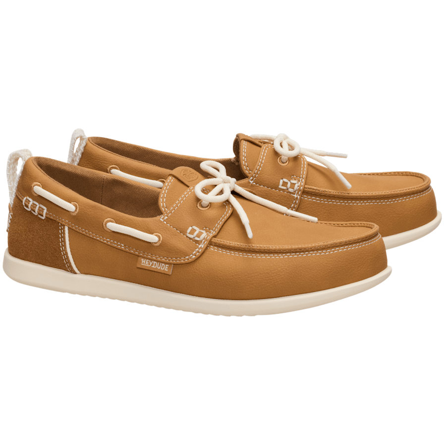 Bone Brown Harbor Breeze Lo Classic - Pair - HEYDUDE