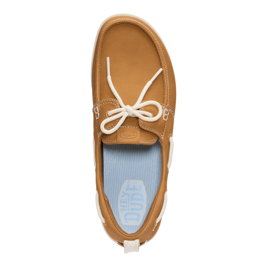 Bone Brown Harbor Breeze Lo Classic - Top - HEYDUDE