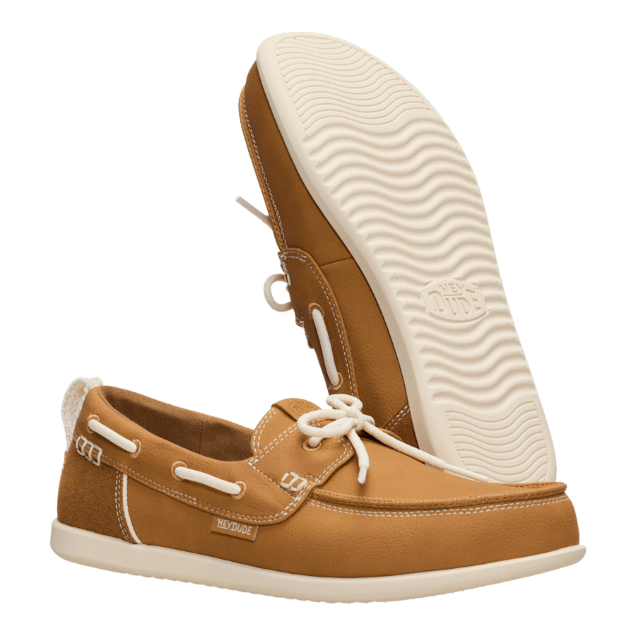 Bone Brown Harbor Breeze Lo Classic - Bottom - HEYDUDE