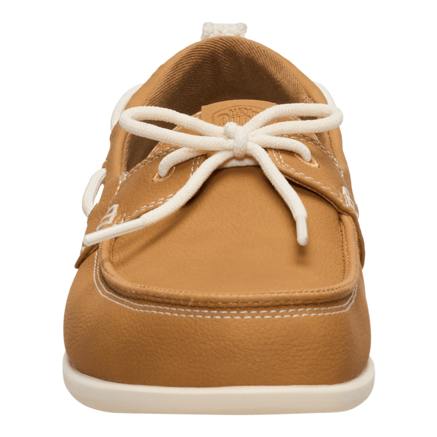Bone Brown Harbor Breeze Lo Classic - Front - HEYDUDE