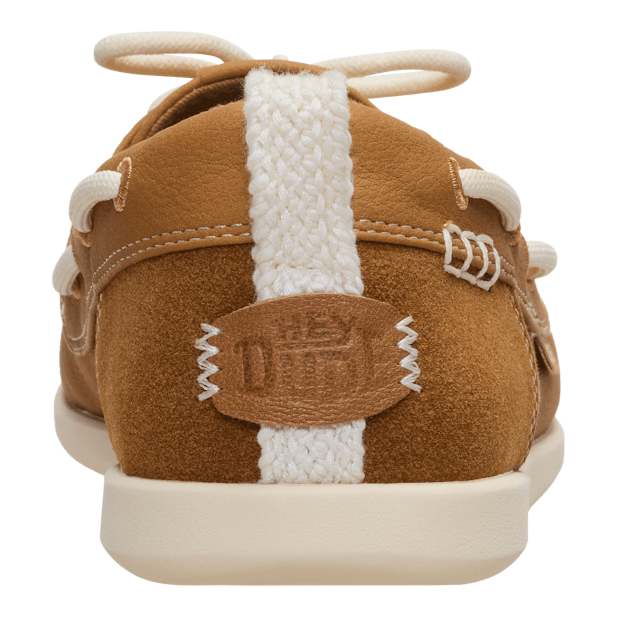 Bone Brown Harbor Breeze Lo Classic - Back - HEYDUDE