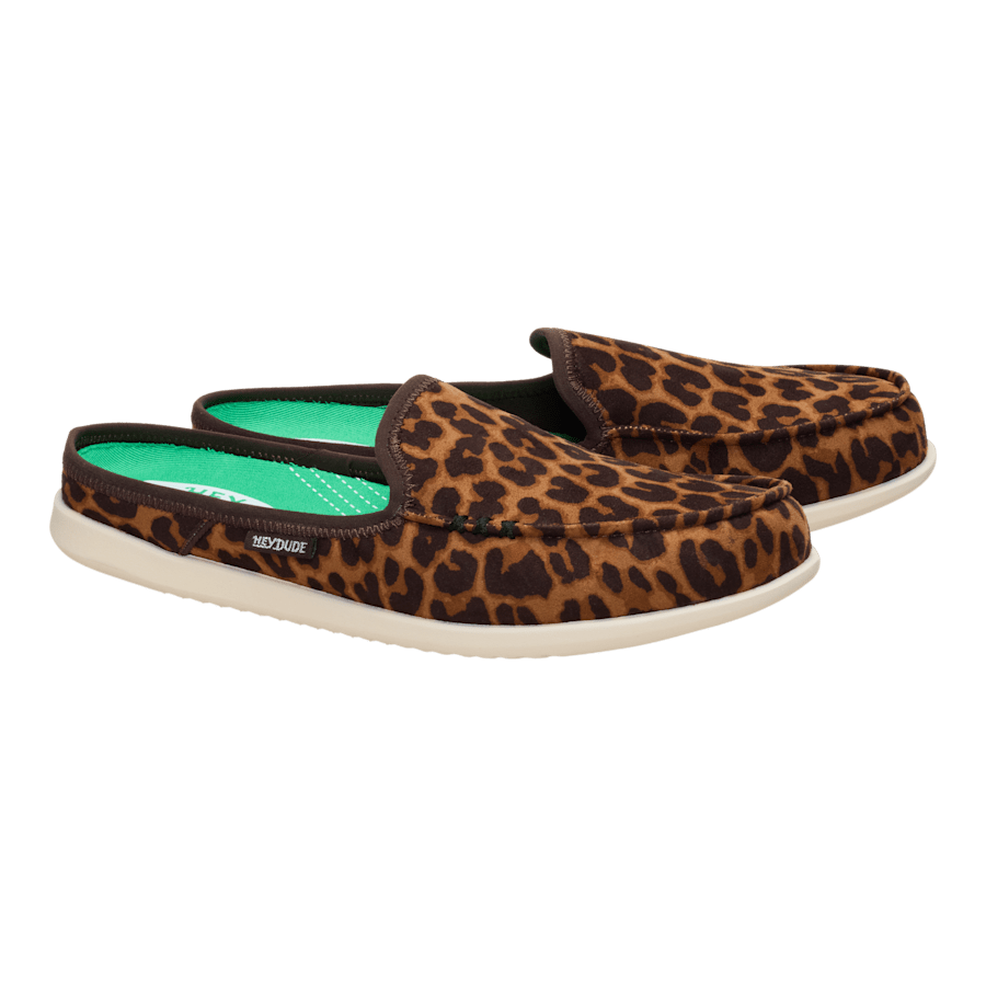 Leopard Harbor Breeze Lo Slip - Pair - HEYDUDE
