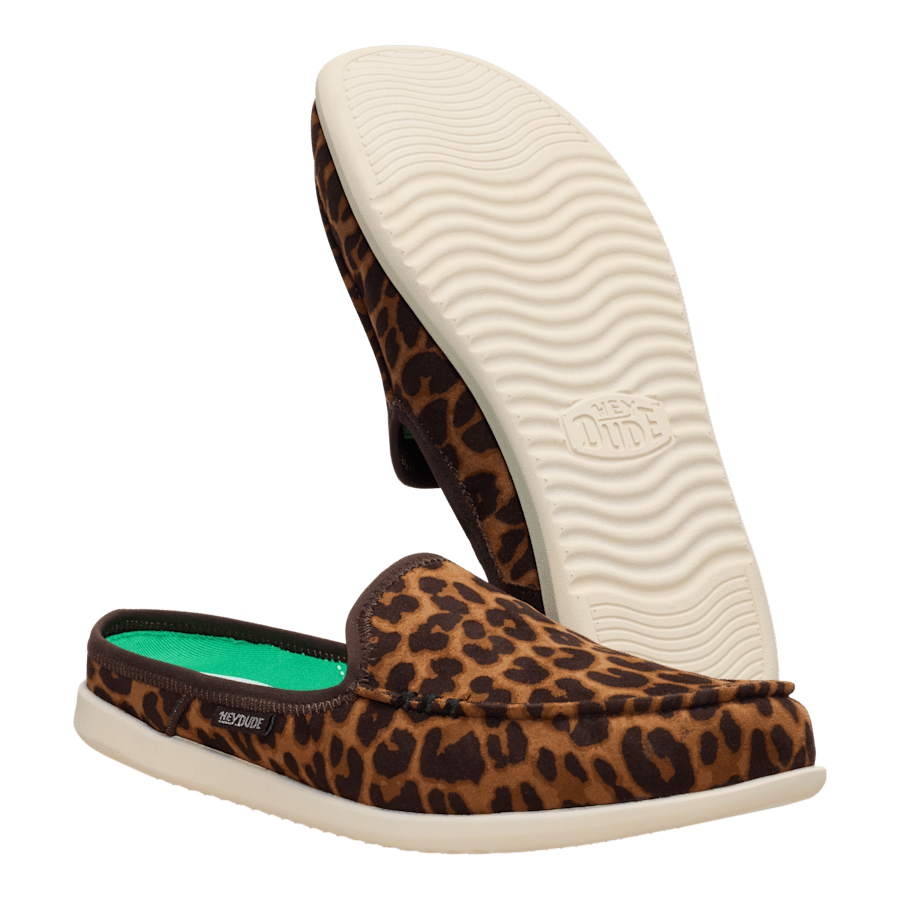 Leopard Harbor Breeze Lo Slip - Bottom - HEYDUDE